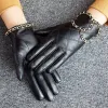 Gloves Designer leather fivefinger gloves Women's sheepskin motorcycle gloves New fall luxury brand gloves