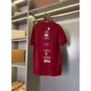 24SS NOWOŚĆ Plus Polos Polos Modna litera T-shirt High Street T-shirt krótkie rękawy 100% czyste bawełniane designerskie koszulka przyciągająca wzrok logo Wzór wydrukowaną męską koszulę męską