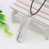 Pendant Necklaces 55x18mm Natural Stone Rectangular Crystal Necklace Winding Tree Of Life Jewelry Personalized Neckchain Unisex