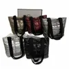 стеганые сумки на ремне Fi однотонные сумки-тоут большой вместимости пуховые сумки с подкладкой для женщин и девочек T60s #