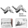 2pcs Universel Toilet Coud Hinges Rapports Couvre à rejet rapide Vis de rechange Remplacement du siège de toilette Hinges Accessoires de salle de bain