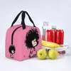 mafalda con camicia da notte Quino Argentina Carto Borsa termica per il pranzo Borsa termica riutilizzabile Tote Lunch Box Borsa per alimenti Picnic scolastico K3wk #