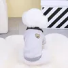 Dog Apparel Lapel Bear Pet Sweatshirt Fall And Winter Pullover Cozy Warm Puppy Two Legs Clothes Cute Yorkshire Clothing