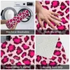 Bath Mats Mat For Shower Home Decor Red Cheetah Print Foot Leopard Vintage Toilet Pad Quick Dry Non Slip DIY Bathroom Accessories