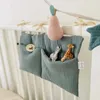 Bett Rock 1pc Tragbare Baby Krippe Lagerung Tasche Multifunktionale Geboren Kopfteil Organizer Für Kinder Bettwäsche Windel