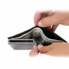 byCobecy Custom Card Case Wallet Män läder ID Kreditkort Holder Busin RFID ALUMINIUM BOX Purse Smart Wallet Mey Clip Bag 92A5#