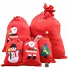 2018 Women Man Man Remarstring Baging Bag Santa Claus Small Big Christmas Hight Bags Kids Barty New Year Gift Mostuters Bag L2PZ#