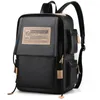 Рюкзак из мягкой кожи большой емкости для мужчин F Школьный рюкзак Multifuncti Мужская сумка для ноутбука Водонепроницаемые дорожные сумки r0uj #