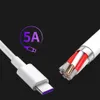 Huawei 5A USB C CABLE SUPER FAST充電タイプCデータラインP30 P20 P10 MATE 10 20 NOVA 5T 5 5I 6 8 SEデータコード