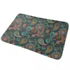 Alfombrillas de baño P-Paisley Mat Retro Diseño verde Inodoro protector Cocina Puerta de ducha Antideslizante Baño de pies