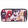 Anime lycée Dxd étudiant porte-crayon garçon filles Carto sac à crayons adolescent sac à main à glissière femmes filles sac de maquillage V5A4 #