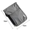 portable Unisex Nyl RFID Passport ID Bag Waterproof Document Pouch Passport Bag Neck Wallet Packet ID Credit Card Holder C8Yf#