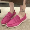 Casual Shoes Loafers Flats Platform Suede Women Sneakers Spring Comant Work Walking Cotton Chaussures Femmes