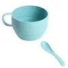 Mugs Baby Feeding Cups Wheats Straw Thickened Cup Household Large-capacity Coffee Milk Water Children's Tableware