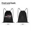 Custom Charles Leclerc 16 Sport Car Race Racme Sac à cordon pour magasin Yoga Backpacks Women Men Sports Gym Sackpack W8OR #