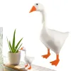 Rails Key Hooks New Resin Goose Duck Statues Storage Rack Home Decor Ornaments Standing Holder Magnetic Glass Tool 3D Gifts Housewarm
