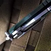 Mini BM 755 Składający nóż M390 Blade Titanium stop G10 Uchwyt kempingowy kieszonki kieszonkowe EDC
