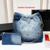 Ontwerper Vintage denim tassen Heren Women's Handtassen Grote capaciteit Schoudertassen Crossbody Tassen Grote capaciteit Winkelzakken Strandzakken Casual reizen