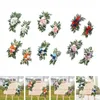 Dekorativa blommor 2x Artificial Swag Set Wedding Arch Welcome Sign Dekoration för Ceremony Party Home Ornament