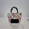 Sac à bandoulière pour femmes à imprimé floral, sac de magasin pour dames de grande capacité, sac à main de voyage écologique réutilisable, sac de livre pour écolier D8RO #