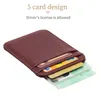 mini PU Leather ID Busin Card Holder Women Men Multi Slot Slim Solid Color Driver License Case Ticket Credit Card Bag K6GX#