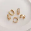 Orecchini pendenti 2 pezzi placcati in oro alla moda 2024 pendenti da donna per la creazione di gioielli forniture fai da te accessori in ottone fatti a mano