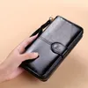 Hot Sale Women Wallet Leder Clutch Marke Münze Geldbörse weibliche Brieftaschenkartenhalter LG Lady Clutch Carteire Feminina Q5RG#