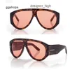 TF Styles Overdized Sports Toms Fords Solglasögon för män Skydd Chunky Large UV Frame 1044 Designer Women Outdoor Glasses Original Box GXA2