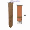 WatchBands Watch Strap Band 38mm 40mm 41mm 42mm 44mm 45mm 49mm för IWATCH 2 3 4 5 6 7 Band läderband Armband Fashion Rand Watchband