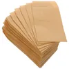 Geschenkwikkeling Bruin Kleine Envelops Kraft Paper Vellum voor itemopslag 10 cm muntgeld