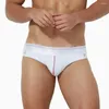 Onderbroek 1pc Heren Sexy Bikini Slips Lage Taille Ardennen Pouch Man Slipje Colorblock Elastisch Ondergoed Lingerie