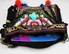 Vintage ethnique épaule Hobo Hippie broderie florale Cross Body sac à main Hmg Tribal indien Boho tapisserie à la main SYS-558 05Vf #