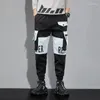 Herrenhose N-Style Leggings INS Fashion Function Stitching The Same Herbst Hip-Hop Casual