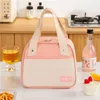 insulated Lunch Box Thermal Bag Large Capacity Work Food Delivery Storage Ctainer for Women Cooler Tote Travel Picnic Pouch 21M1#