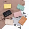 Sheepskin gevlochten kaarthouder vrouwen tweevoudige lederen bank creditcard credit case portefeuilles munt portemonnee mannen unisex busin naam kaarttas a7f5#