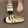 Casual Shoes Woman Flats Spring Women Plat Fashion Grunt Buckle Ladies Soft Ballet Mix Colors Dress Comfort Slippers