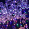 Decorazioni per feste 3 set San Valentino illuminano palloncini Bobo a LED bolle luminose con luci a corda decorazioni per festival di nozze di compleanno