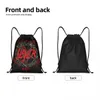 Sacs à cordon de rock heavy metal rock sacs de cordon femmes hommes portables sportives sport sackpack thr band shop backpacks 00dz #