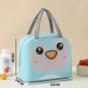 carto Animals Pattern Thermal Lunch Bags Thickened Aluminum Foil Lining Lunchbox Bag Waterproof Lunch Box Handbag Picnic 28hU#