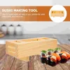 Set di stoviglie sushi stampo in legno che produce cucine forniture da cucina a strato fai -da -te fornitura di torta