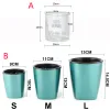 Kits 1 X Lazy Selfwatering Flowerpot Automatic Water Absorption Succulent Aquaculture Transparent Round Plastic Hydroponic Flowerpot