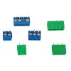 10/20/50pcs/lotto KF301-5.0-2P KF301-3P KF301-4P TIPPA 5.0mm Pin dritto 2P 3P 4P Connettore BLOCCO PCB BLUI VERDE BLU