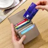lüks fi orijinal deri kart cüzdanlar erkek kredi kartı sahipleri kadınlar kardid sahibi erkek organizatör busin kartlar kasa çantası e7nv#