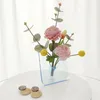 Vases Acrylique Po Cadre Vase Moderne Fleur Décorative Bureau Arrangement Ornement Pour La Table De Mariage Décor