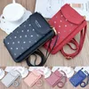 2022 Women Wallet Fr Print Leather Shoulder Straps Shoulder Bag Mobile Phe Big Card Holders Wallet Handbag Pockets Girls Q3NH#