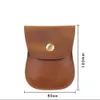 Mini Tasarımcı Cowhide Coin El Yapımı Kart Çanta Erkek Para Çantası Erkekler Cüzdan Para Çantası S6HT#