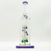 2024 Clear Cream Purple Rare Bruch Mushroom 11 tum Glass Bongs Water Pipe Bong Tobacco Smoking Tube 14mm Bowl Dab Rig Recycler Bubbler Pipes