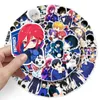 Gift Wrap 50/100 Stuks INS Nieuwigheid Cartoon Leuke Kawaii Japanse Anime Stickers PVC Waterdichte Decals Voor Kinderen Jongens meisjes Speelgoed Geschenken