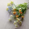 Decorative Flowers Fake Indoor Outdoor Office Table Flower Accessories Garden Crafts Artificial Wedding Decoration Daisy