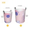 Laundry Bags Dirty Basket Watercolor Galaxy Cute Print Folding Clothing Storage Bucket Toy Home Waterproof Organizer